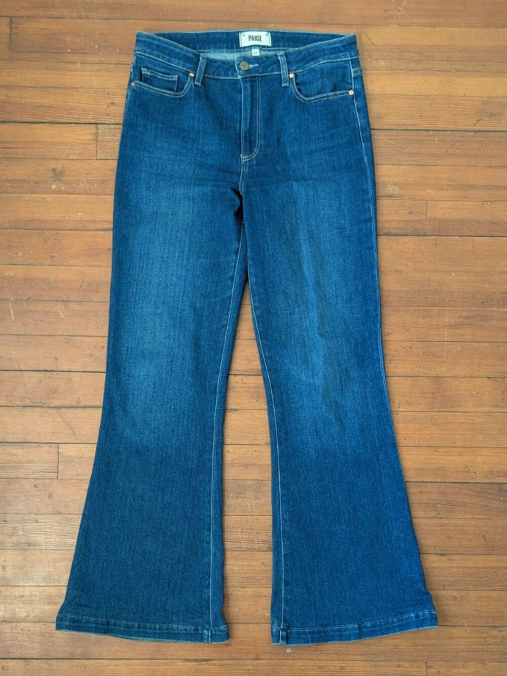 Paige Genevieve Soft High Stretch High-Rise Flare Women's Jeans Size 30